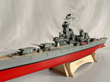 1:300 Us Missouzi RC Battleship Boat Model Finished 90cm Length RTR