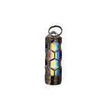 Sterling Silver Tritium Tube Keychain Self-luminous for 25 Years