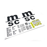 Kaya 1/14 Tamiya Rc Tractor Model Container Painted UV Sticker KUO014