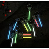 Transparent Acrylic Keychain WITH 3X22.5MM Tritium Tube Self-luminous for 25 Years