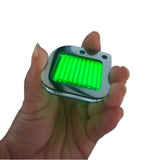 Titanium Alloy Tritium Signal Light Keychain Self-luminous for 25 Years