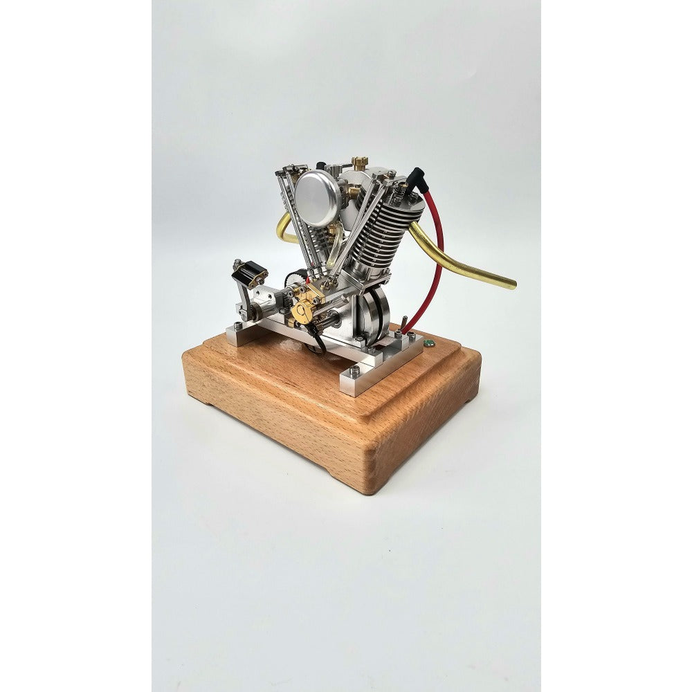 2.2cc X2 Stainless Steel Motorcycle Engine Model Mini Micro Engine St ...
