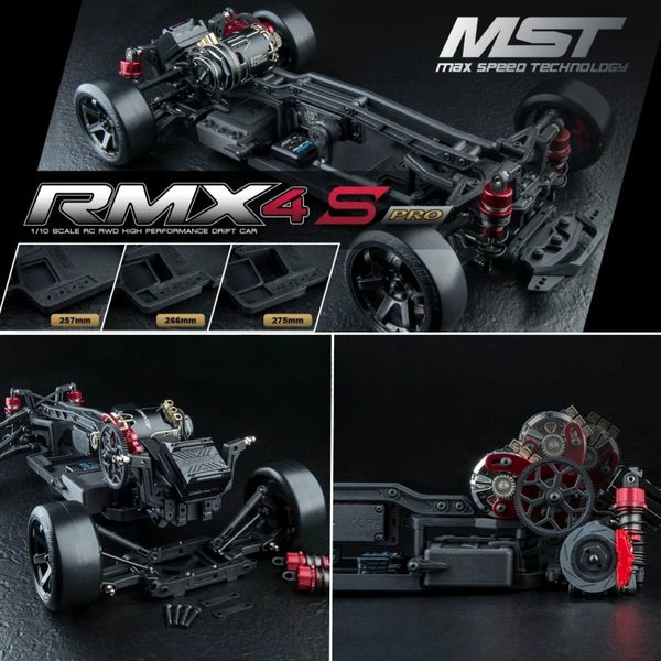 MST RMX 4 S PRO 1/10 RWD RC DRIFT CAR kit 532217 – VAJJEXRC