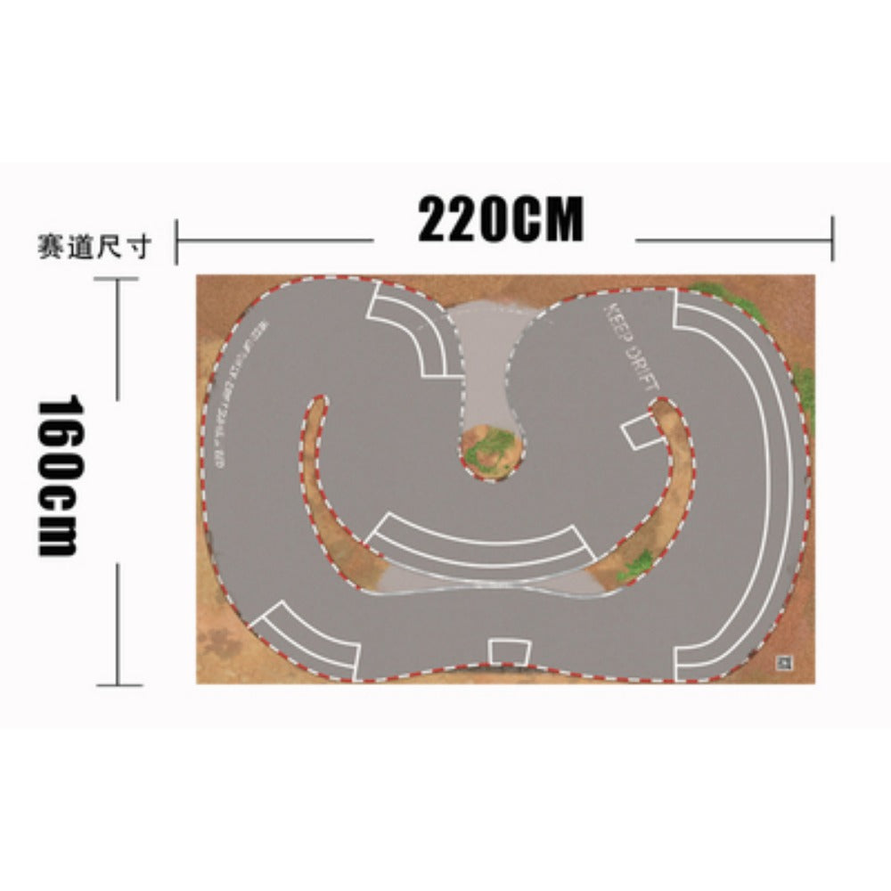 1/28 MINI-Z DRZ2 GLD BMX Remote Control Drift Car Track Floor Mat Track ...