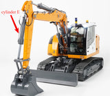 CUT 914/920 1/14 RC Hydraulic Excavator OP Original Parts Hydraulic Cylinder Lithium Battery Bucket Track Drive Wheel Collection