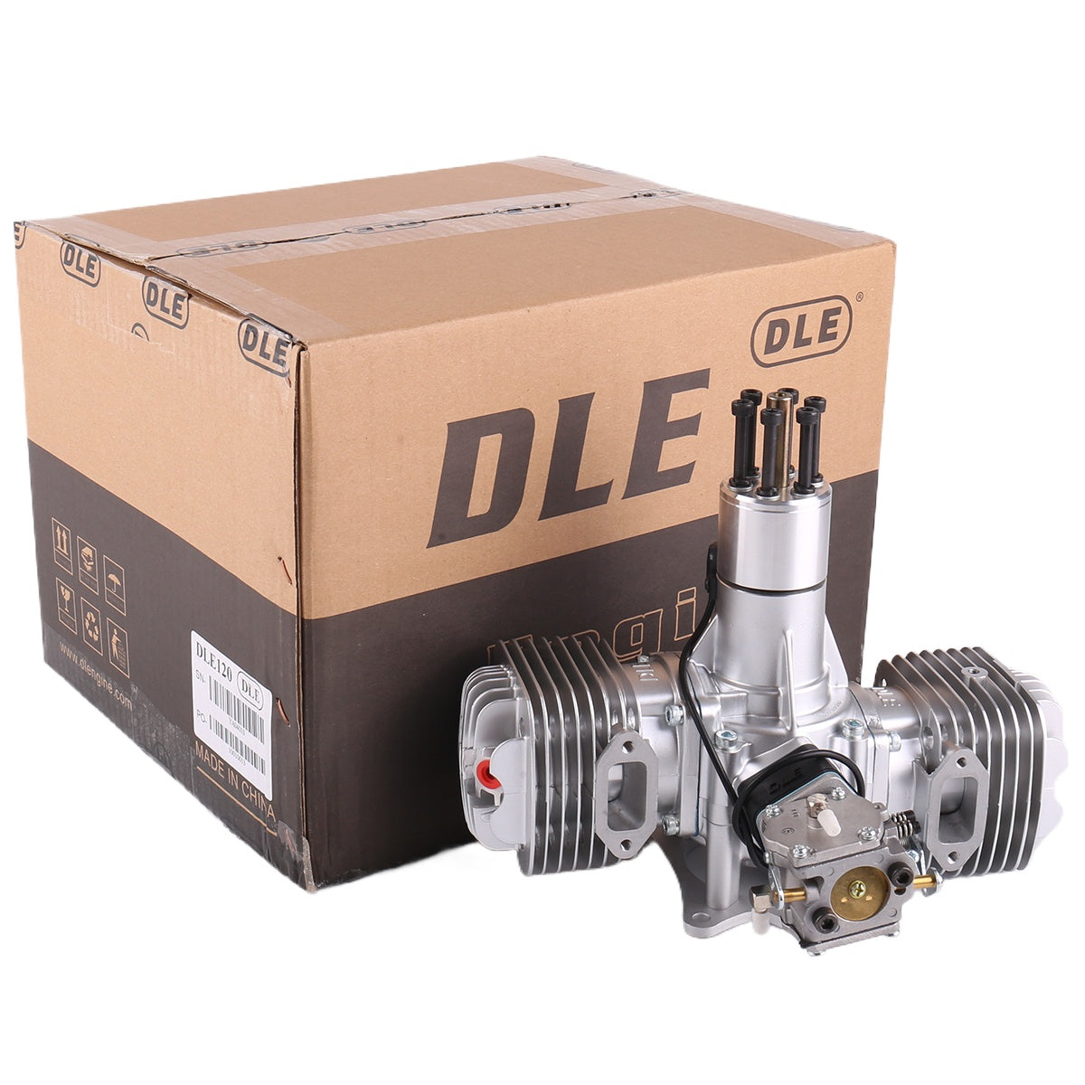DLE120 Two-cylinder Fixed-wing Model Aircraft Gasoline 120CC Engine ...