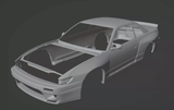 1/24 Rc Drift Car Shell 3D Print Op EVA RT8 POP RACEX 1087X PANDEM S13 with Transfer Sticker AOSHIMA