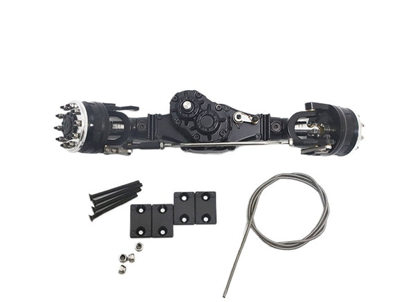 Kabolite 1/14 TAMIYA RC TRUCK Metal Front Through Axle with Wheel Side Reduction Function 3363-035