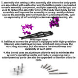 AZADA Avalon V1.1 1/10 RC Rear Drive Drift Frame Kit Decoupling Suspension Conversion Kit