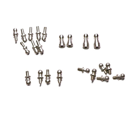 KKPIT 1/10 PDK RWD RC DRIFT CAR Full Set Stainless Steel Metal Ball Head