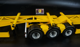 JXMODEL Double Semi-trailer for 1/14 Tamiya Rc Trailer Scania 770S MAN Benz Actros 3363 Volvo