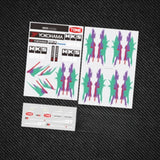1/10 1/24 RC DRIFT CAR HKS Supra Shell Sticker SC1322