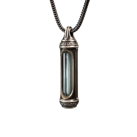 Tritium Self-luminous 25 Years Sterling Silver Handmade Necklace