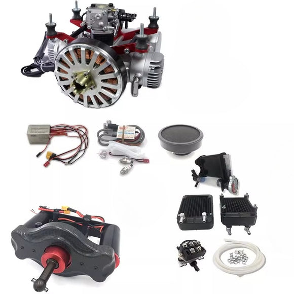 DLE 70HD RC Drone Water-cooled Engine Start Generator