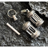 Titanium Alloy Tritium Lamp Keychain Housing 3x22.5mm