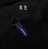 Transparent Acrylic Keychain WITH 3X22.5MM Tritium Tube Self-luminous for 25 Years