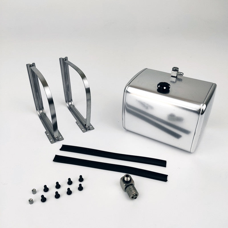 Réservoir à Huile Métal LESU Pour Camion RC TAMIYA 1:14 - Acier Inox, Neuf Emballé