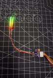 AWLC WS2812 1010 1/24 RC DRIFT CAR Magnetic Lighting Control System Assembly