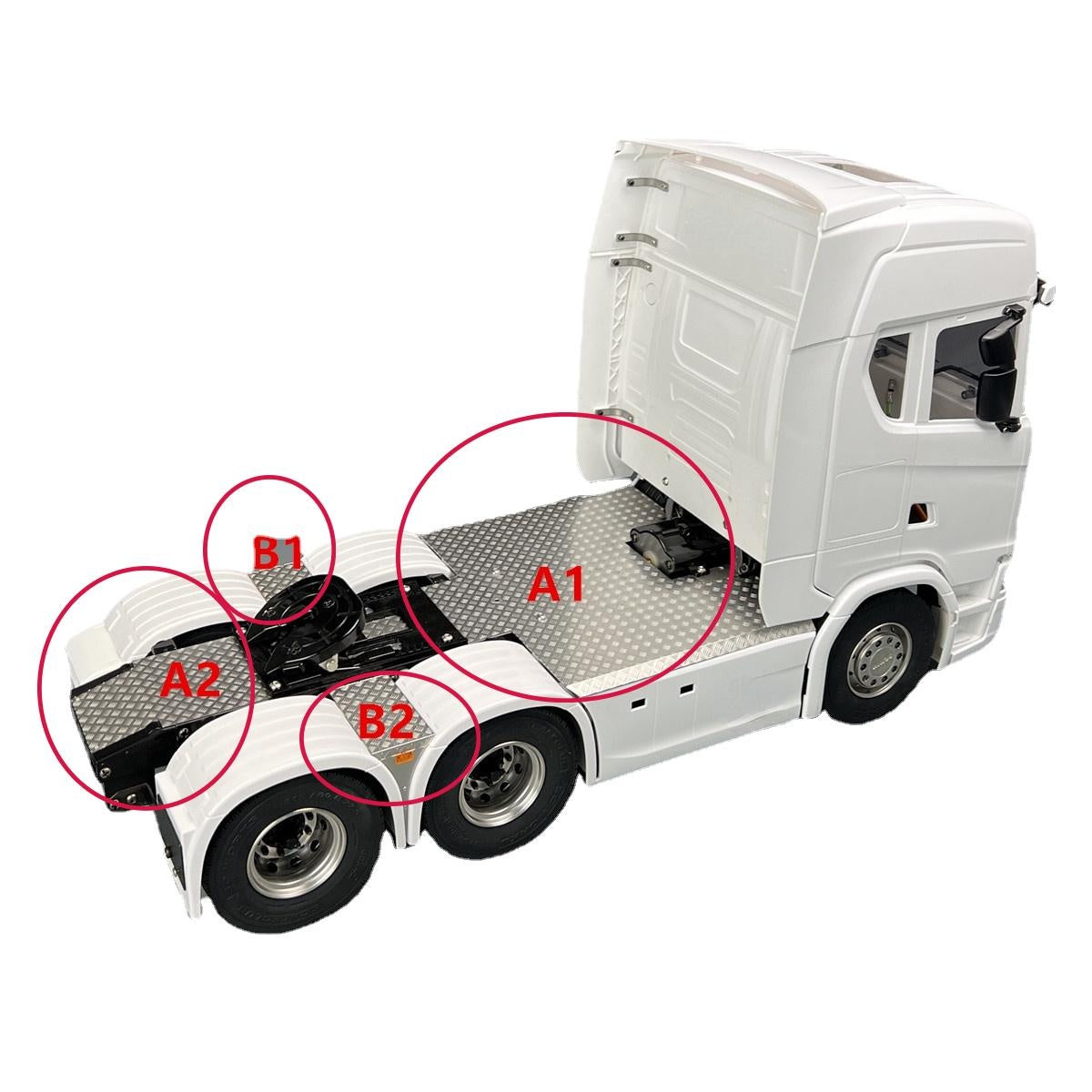 Faretto LED Per Tetto Camion TAMIYA 1/14 Scania 770S 56368 – Scheda PCB Luce - Foto 3
