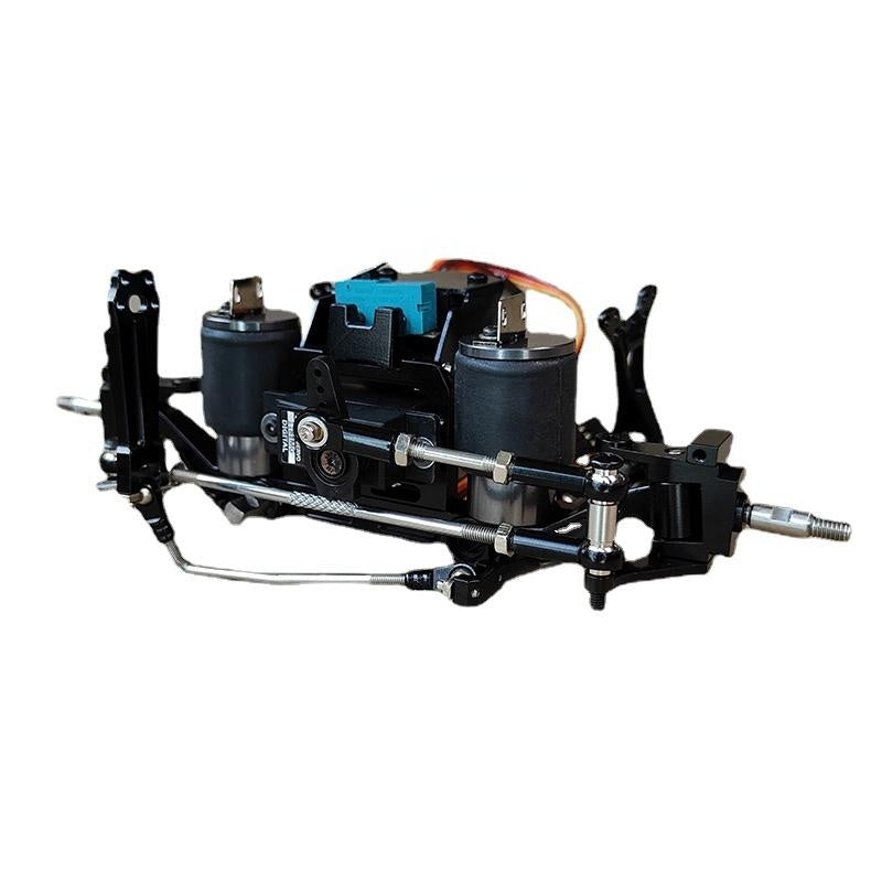 Que-T Metal Non-Powered Rear Axle For 1:14 Tamiya RC Tractor Trailer - 133.5mm (5.25in)