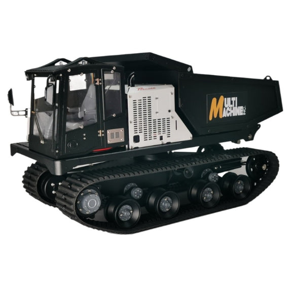 1/14 Metal Track Hydraulic Dump Truck with Sound Light RTR