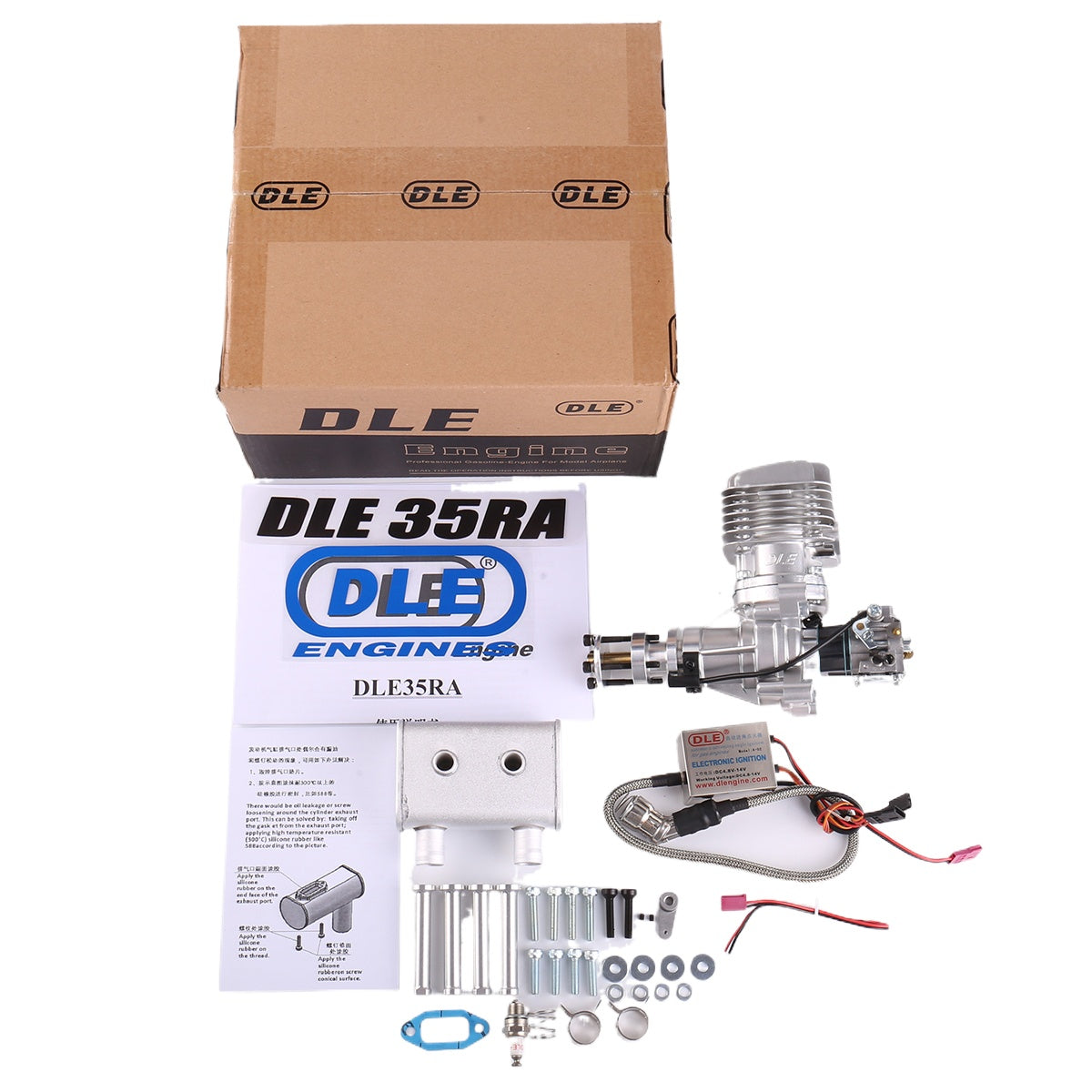 DLE 35RA 35CC Gasoline Engine for Rc Fixed Wing Aircraft – VAJJEXRC