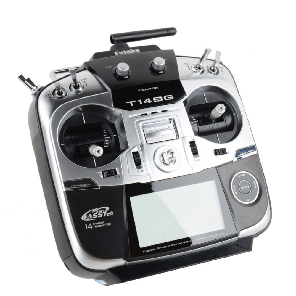 Futaba T14SG 14-Kanal 2,4 GHz FASSTest RC-Sender mit R7008SB-Empfänger ...