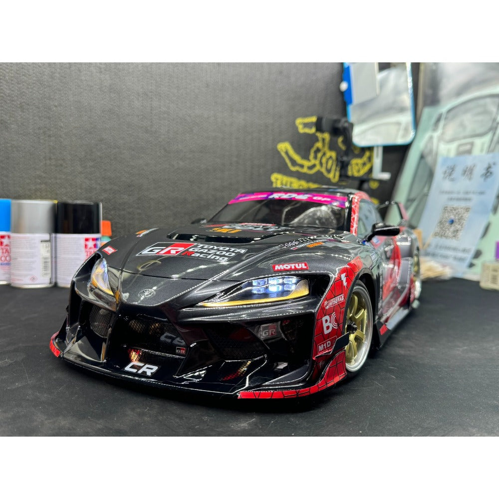 新品 1/10 A90 スープラ カスタムボディ TOYOTA SUPRA RC Pandora RC Toyota GR Supra A90 GT4 Clear Body Set For 1/10