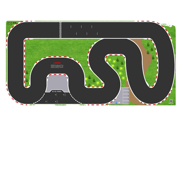 Rennstrecke für Dr!ft Turbo Racing oder Hot Wheels RC 290cm x 140cm mit Spuren e Rennstrecke für Dr!ft Turbo Racing oder Hot Wheels RC 290cm x 140cm mit Spuren e