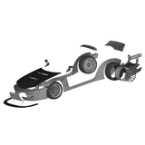 1/24 Rc Drift Car ROCKET BUNNY RB S15 3d Printed Parts for AOSHIMA