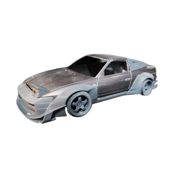 1/24 Rc Drift Car 180sx ROCKET BUNNY V1 3d Printing Parts for