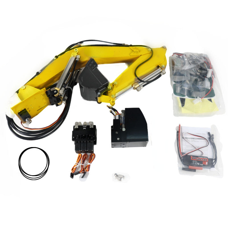 Hydraulic Oil Pump Integrated Oil Tank Kit for HUINA 580 1580 Rc