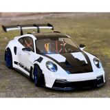 911 GT3 RS 1/10 Rc Drift Car Clear Case with Magnetic Light Kit for Tamiya Tt02 Mst Rdx Wheelbase 257mm
