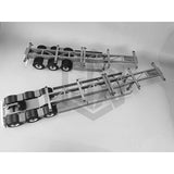 JXMODEL Double Semi-trailer for 1/14 Tamiya Rc Trailer Scania 770S MAN Benz Actros 3363 Volvo