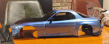 1/10 Rc Drift Car RX-7 FD3S RE Pre-Painted Finished Car Housing for Tamiya Tt02 Mst Rdx Wheelbase 257mm