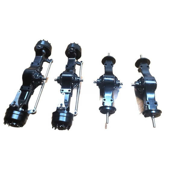 1/14 Tamiya Rc Tractor CNC Aluminum Alloy Axle with Differential Lock Function