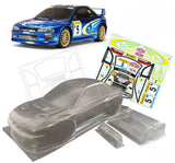 1/10 Tc099 Wrx Sti Gc8 22B Rc Rally Car Pre-painted Shell with Light