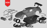 1/24 911 GT3 2021 Rc Drift Car 3d Print Shell Resin Assembly Model