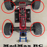 4Pcs MADMAX Lightweight Wheel Tire Assembly 211MMX104MM for MT5Pro 1/5 Rc Car