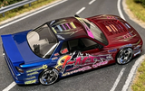 1/24 RC DRIFT CAR Pre-painted Finished Soft Shell Wheelbase 112mm