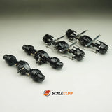 Scaleclub 1/14 Tamiya RC Tractor Lock Difference Broken Transmission Power Planetary Gear  Axle 8X8 6X6 4X4