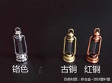 Alloy Bronze Tritium Lamp Keychain Self-luminous for 25 Years