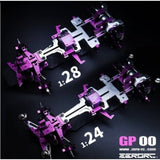 ZERORC GP00 RWD 1/24 1/28 RC DRIFT CAR METAL FRAME KIT