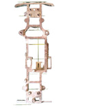 1/87 U5023 Model Truck Modified Brass Frame