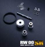 ZERORC GP00 RWD 1/24 1/28 RC DRIFT CAR METAL FRAME KIT