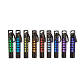Titanium Alloy Hexagonal Tritium Tube Keychain Self-luminous for 25 Years