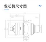 Swiwin SW80B 8KG Brushless Turbine Engine Turbo Jet for RC  Airplane