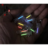 Transparent Acrylic Tritium Trachea Keychain Self-luminous 15 Years