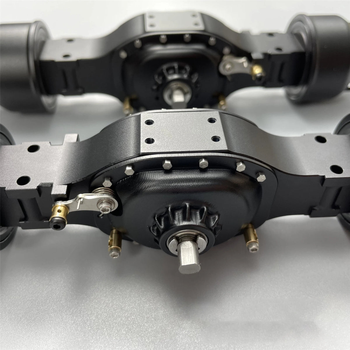 Alimentato Acciaio Foglia Molla Sospensione Kit per Tamiya 1/14 RC Trattore Alimentato Acciaio Foglia Molla Sospensione Kit per Tamiya 1/14 RC Trattore