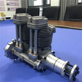 NGH GF60i2 Linear Double Cylinder 4-stroke 60CC Gas Engine for RC Airplane